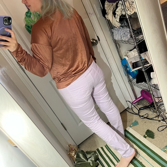 GUC COPPER! 🤩 TOP SWEATSHIRT SO CUTE SHEEN! M SOCIALITE SHIRT CREWNECK MARKS - Picture 14 of 14
